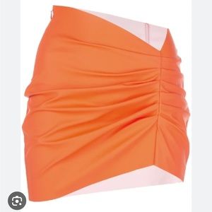 Maisie wilen orange mini skirt